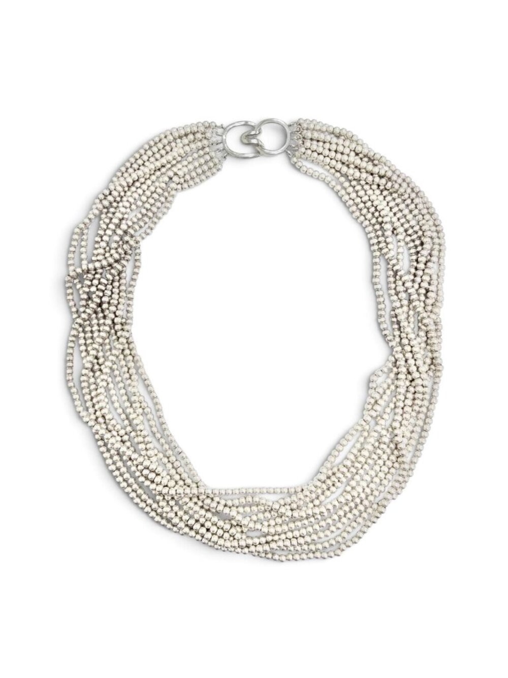 Tiffany & Co Vintage 925 Ball Chain Necklace Silver